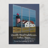 Quoddy Head Lighthouse Cutout Briefkaart (Voorkant)