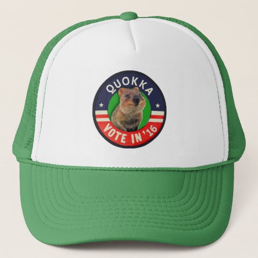 Quokka 2016 trucker pet (Voorkant)