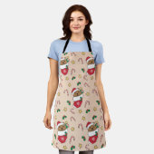 Quokka All-Over Print Apron voor kerstmis Schort (Gedragen)