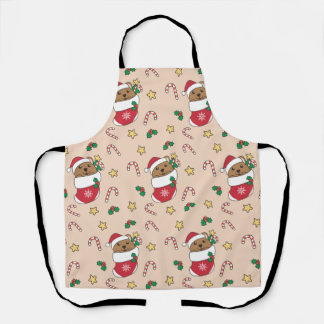 Quokka All-Over Print Apron voor kerstmis Schort