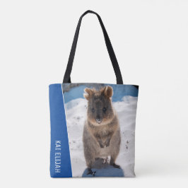 Quokka Australia Cute Animal on the Beach Photo Tote Bag