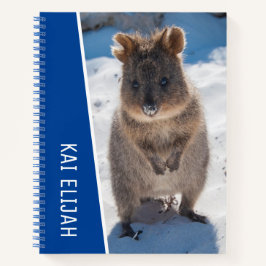 Quokka Australië Persoonlijk Blauw Kinderen Notitieboek