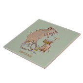 Quokka Australische Dierdrummer Tegeltje (Zijkant)