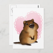 Quokka Briefkaart (Voorkant / Achterkant)