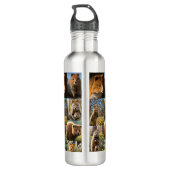 Quokka Chronicles: een hartverwarmende fotocollage Waterfles (Achterkant)