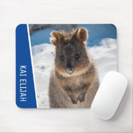Quokka Cute Animal on the Beach Australia Blue Muismat