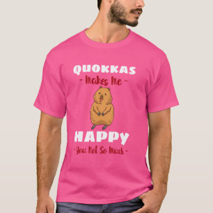 Quokka Dieren Grappig Australisch Schattige Huisdi T-shirt
