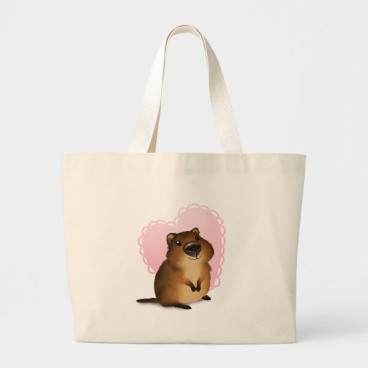 Quokka Grote Tote Bag (Voorkant)