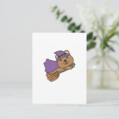 Quokka Halloween Heksenkostuum voor Kinderen Feestdagenkaart (Staand voorkant)