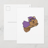 Quokka Halloween Heksenkostuum voor Kinderen Feestdagenkaart (Voorkant / Achterkant)