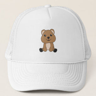 Quokka Happy Cute Animals Quokkas Trucker Pet