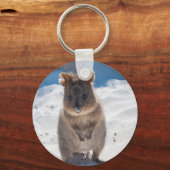 Quokka: Het gelukkigste dier ter wereld Sleutelhanger (Voorkant)