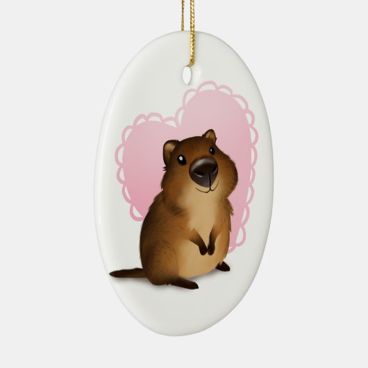 Quokka Keramisch Ornament (Rechts)