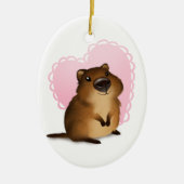 Quokka Keramisch Ornament (Voorkant)