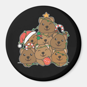 Quokka kerstboom Funny Animal Kerstmis Magne Magneet