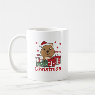 Quokka kerstcadeau Winter Animals Quokkas Koffiemok