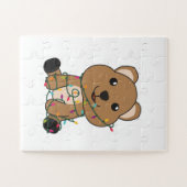 Quokka kerstwinterdieren legpuzzel (Horizontaal)