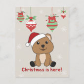 Quokka kerstwinterdieren Quokkas Holid Feestdagenkaart (Voorkant)