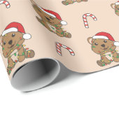 Quokka Kerstwinterdieren Quokkas Wrapping P Cadeaupapier (Rol Hoek)