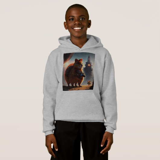Quokka noemen ze me Mister, Kinder Hoodie (Voorkant volledig)