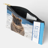 Quokka on the Beach Australia Blue Boys Personal Etui (Open)