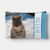 Quokka on the Beach Australia Blue Boys Personal Etui (Voorkant)