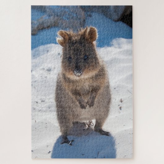 Quokka op het strand, 1014 stuks legpuzzel (Verticaal)