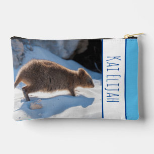 Quokka op het strand Australië Blue Boys Personal Etui