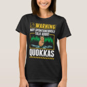 Quokka Short tailed Kangaroo  1 T-shirt (Voorkant)