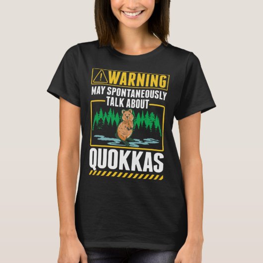 Quokka Short tailed Kangaroo  1 T-shirt (Voorkant)
