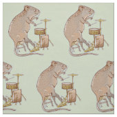 Quokka Spelen Drums Stof (Swatch)