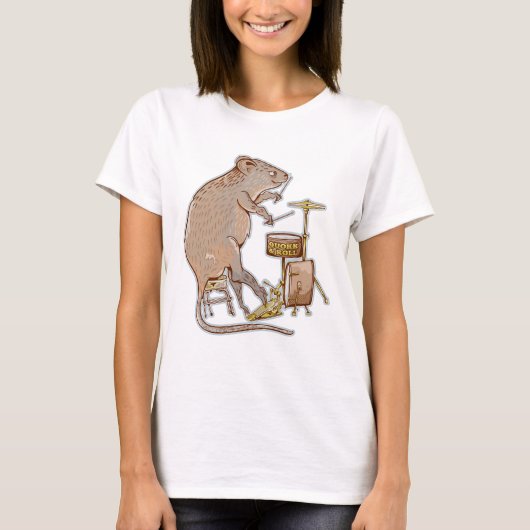 Quokka Spelen Drums T-shirt (Voorkant)