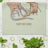 Quokka Spelen Drums Theedoek (Gevouwen)