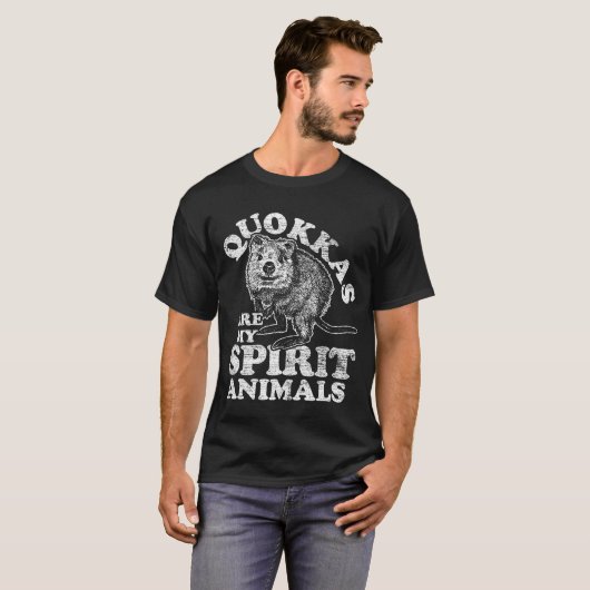 Quokka Spirituelles Tier T-shirt (Voorkant volledig)