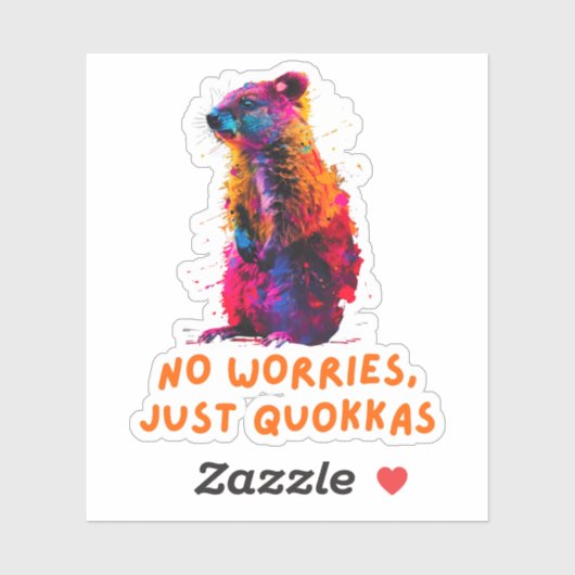 Quokka Sticker (Vel)
