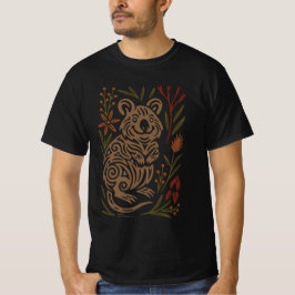 Quokka Tribale Illustratie van Wilde Dieren T-shirt