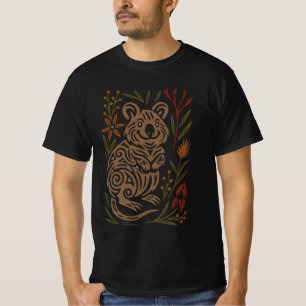 Quokka Tribale Illustratie van Wilde Dieren T-shirt