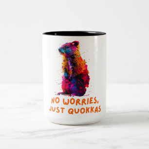 Quokka Tweekleurige Koffiemok