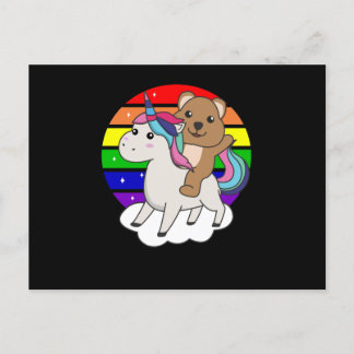 Quokka Unicorn Rainbow Animals Quokkas Unicorns Briefkaart