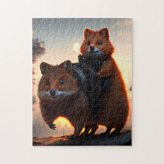 Quokkas te redden, puzzel (Verticaal)
