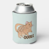 Quoll Australian Marsupial Blikjeskoeler (Blikje Achterkant)