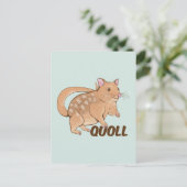 Quoll Australian Marsupial Briefkaart (Staand voorkant)