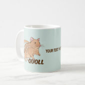 Quoll Australian Marsupial Koffiemok (Voorkant links)