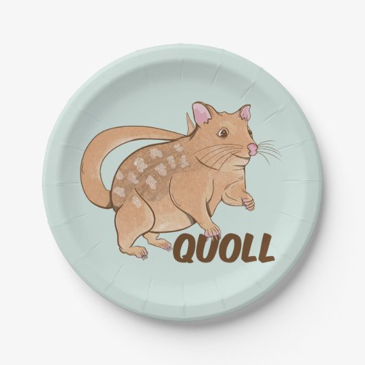 Quoll Australian Marsupial Papieren Bordje (Voorkant)