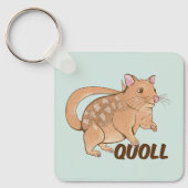 Quoll Australian Marsupial Sleutelhanger (Voorkant)