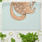 Quoll Australian Marsupial Theedoek (Gevouwen)