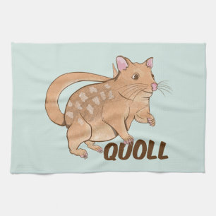 Quoll Australian Marsupial Theedoek
