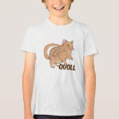 Quoll Australian Marsupial Tri-Blend Shirt (Voorkant)