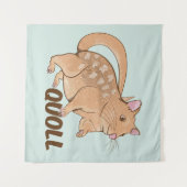 Quoll Australian Marsupial Wandkleed (Voorkant (horizontaal))