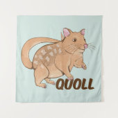 Quoll Australian Marsupial Wandkleed (Voorkant)